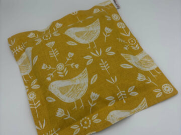 Bouillotte - Le Carré - Birds jaune