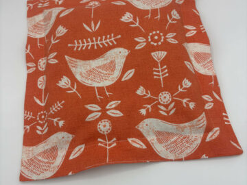 Bouillotte - Le Carré - Birds-orange