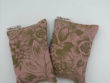 La bouillotte - Les Mini's - Jacquard-Feuille-rose